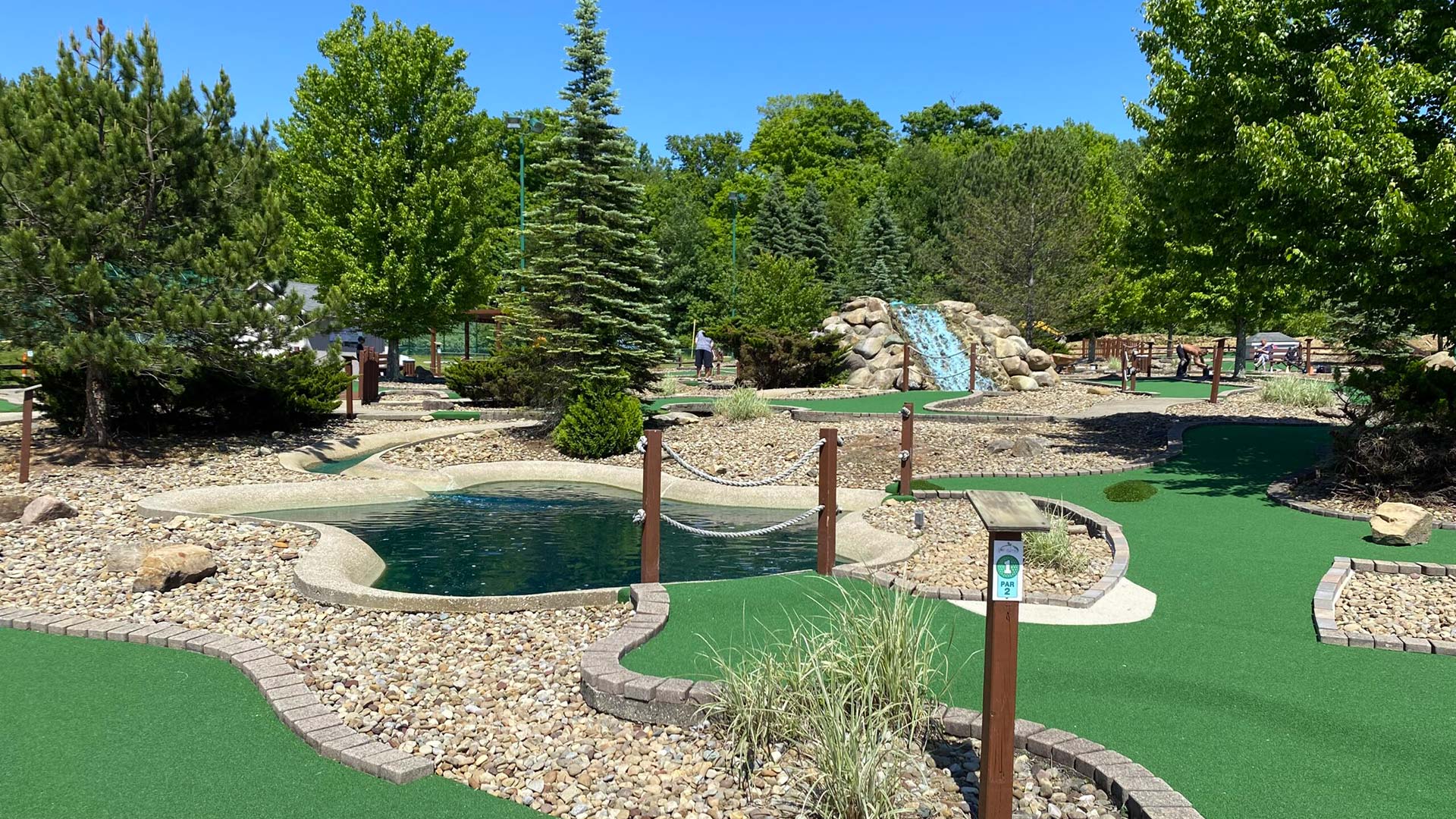 Mini Golf at The Golf Dome, Chagrin Falls