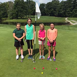 Golf Camp Girls from The Golf Dome