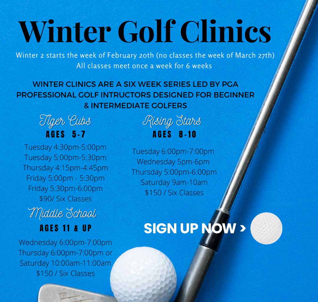 Feb 20, 2023 Winter Golf Clinics