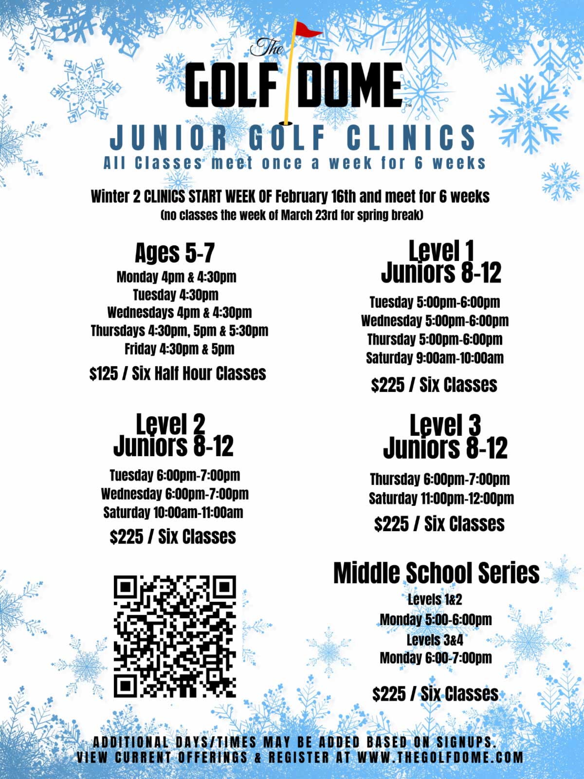 2026 Junior Winter Clinics #2