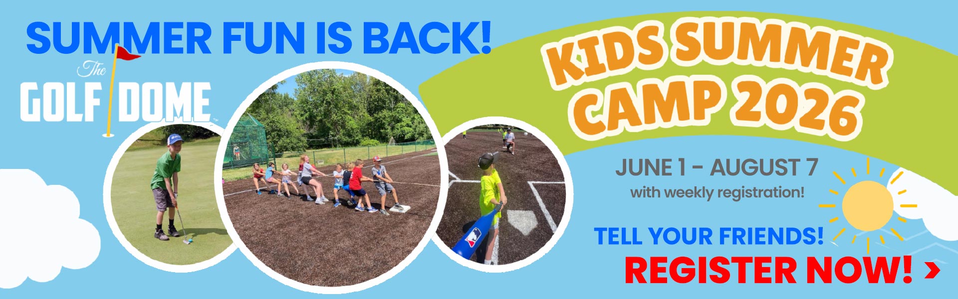 2026 Summer Camp at The Golf Dome